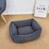 Cama para perros ortopédica de lana de peluche (L)