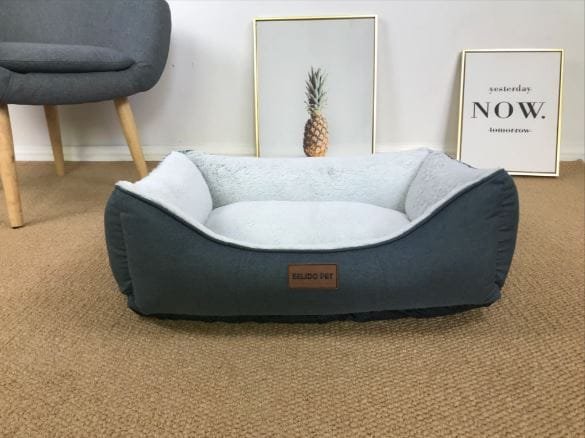 Cama elegante de felpa para perros (L)