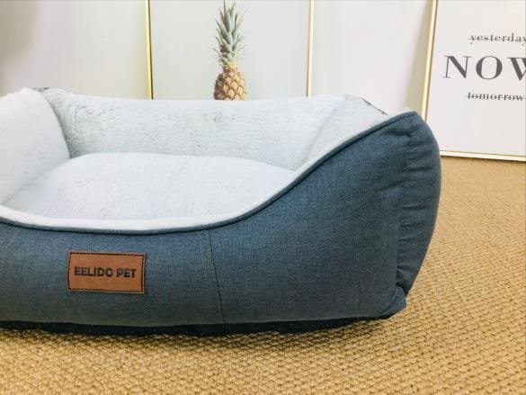 Cama elegante de felpa para perros (L)