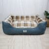 Cama de lujo para mascotas con refuerzo ortopédico (XL)