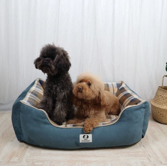 Cama de lujo para mascotas con refuerzo ortopédico (XL)
