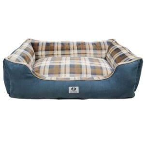 Cama de lujo para mascotas con refuerzo ortopédico (L)