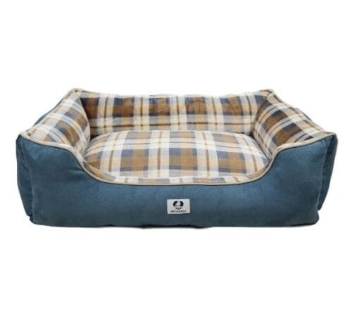 Cama de lujo para mascotas con refuerzo ortopédico (M)