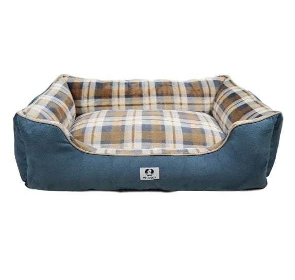 Cama de lujo para mascotas con refuerzo ortopédico (XL)