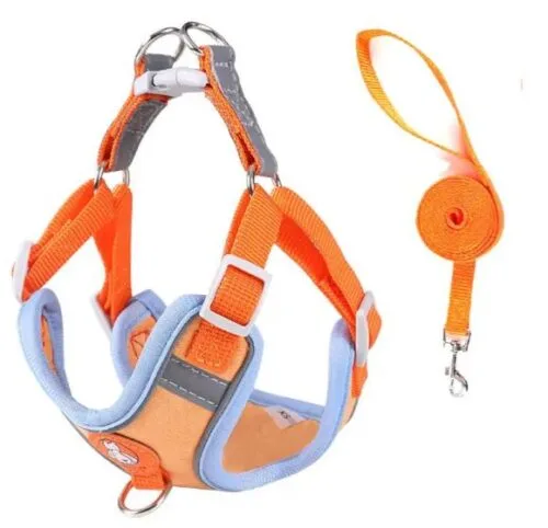Arnés ajustable para perros Orange