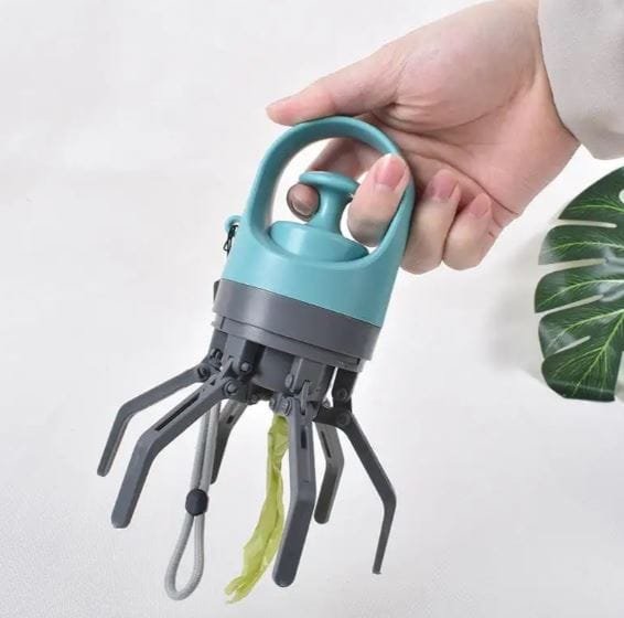 Recolector de excrementos portátil de seis puntas