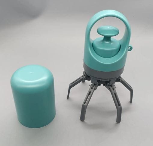 Recolector de excrementos portátil de seis puntas
